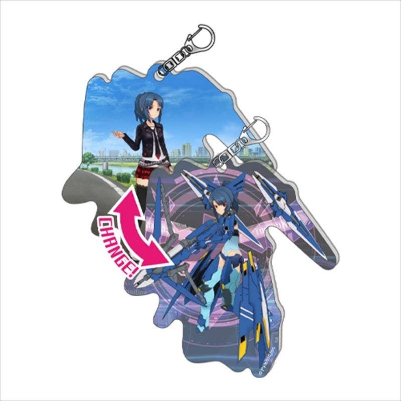 Alice Gear Aegis: Changing Acrylic Keychain Rei Takanashi