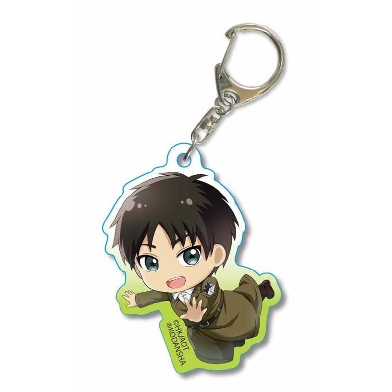 Attack on Titan Season 3: Pukasshu Acrylic Keychain Eren Jaeger Coat