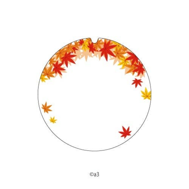 60mm Deco Keychain Cover 16: Autumn Leaves