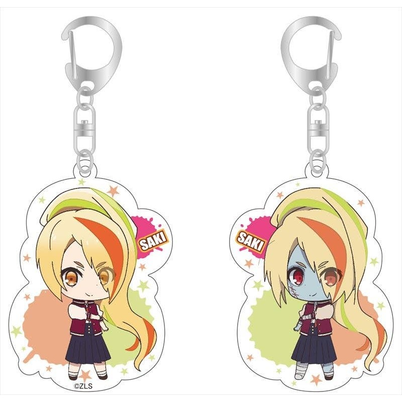 Zombie Land Saga: Double-sided Keychain Saki Nikaido