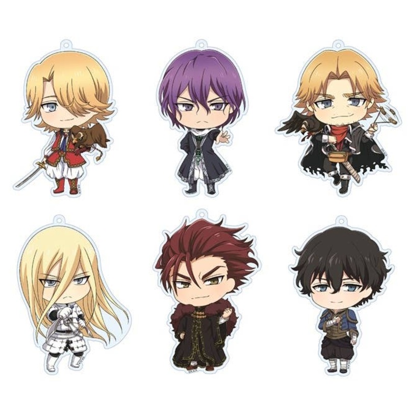 Altair: A Record of Battles Elcute Trading Acrylic Keychain: 1Box (6pcs)