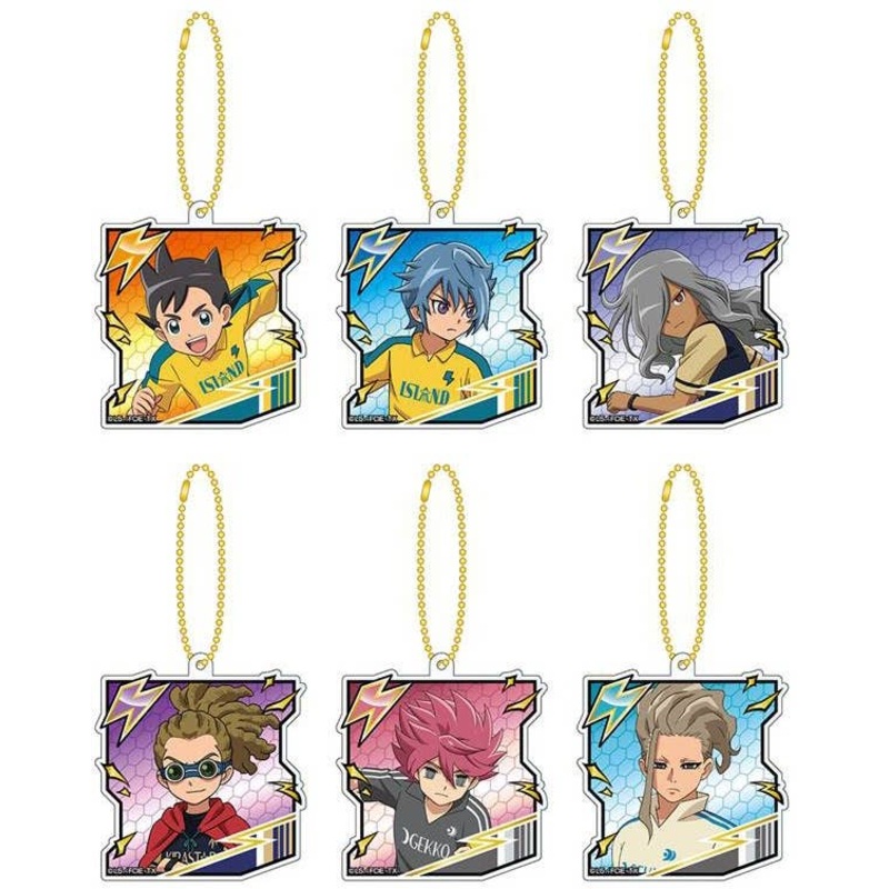 Inazuma Eleven: Ares no Tenbin Glitter Acrylic Keychain Collection 1Box 6pcs