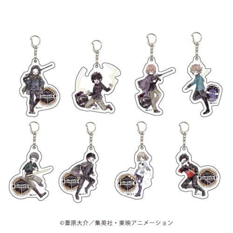 World Trigger: Acrylic Keychain Vol.05: (GraffArt) 1Box 8pcs