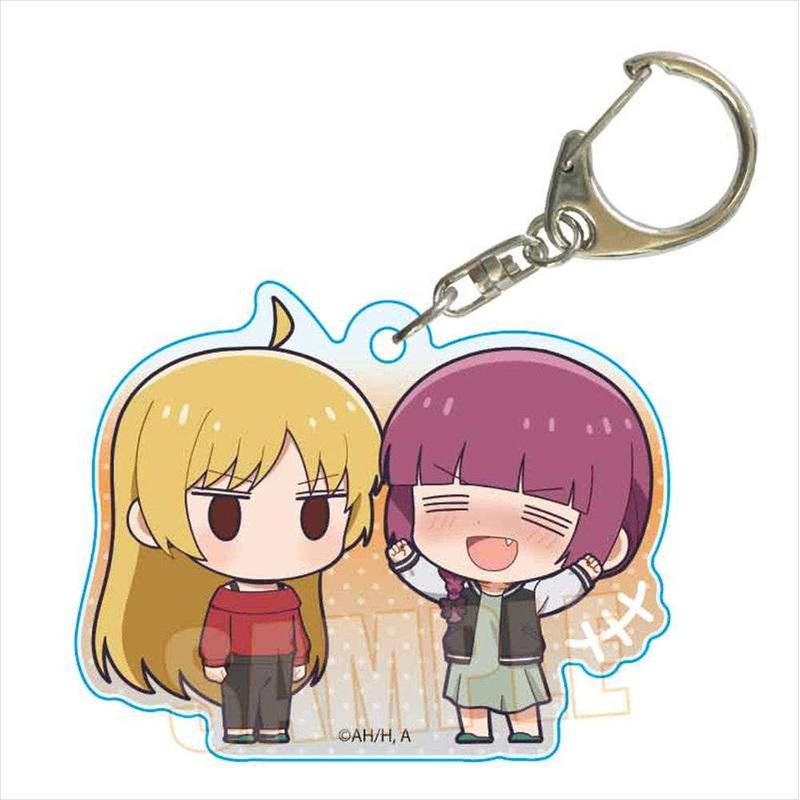 Anime Bocchi The Rock!: Puchimemo! Acrylic Key Chain / Seika Ijichi & Kikuri Hiroi