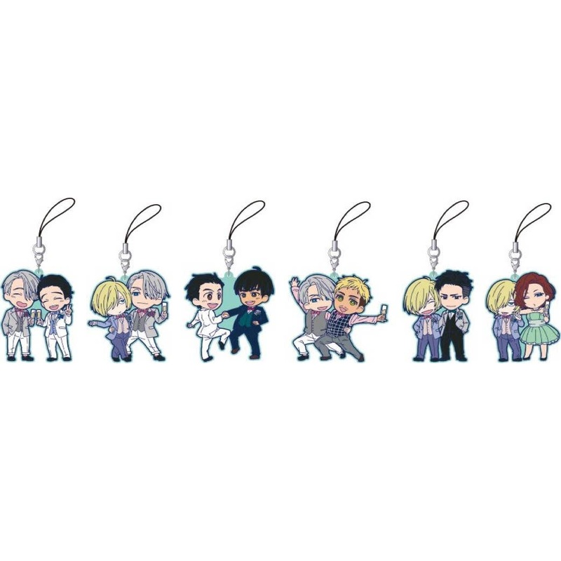 Yuri!!! on Ice (Anime Ver) Rubber Strap Collection 1Box 6pcs
