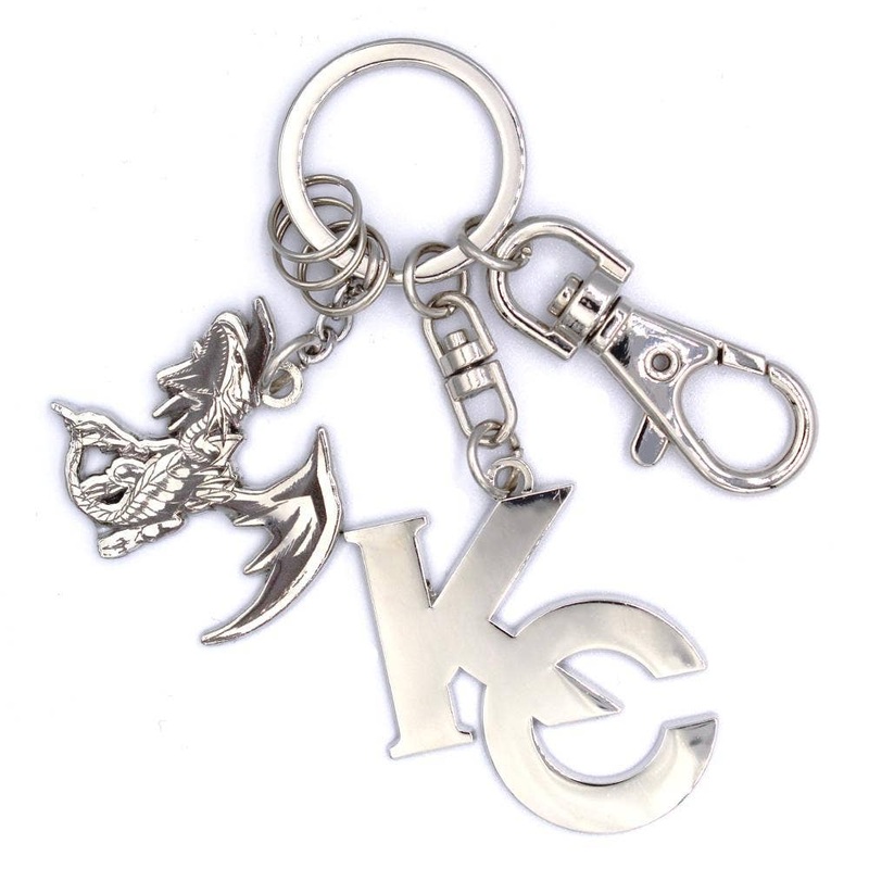 Yu-Gi-Oh!: Seto Kaiba (KC Emblem & Blue-Eyes White Dragon) Accessory Keychain