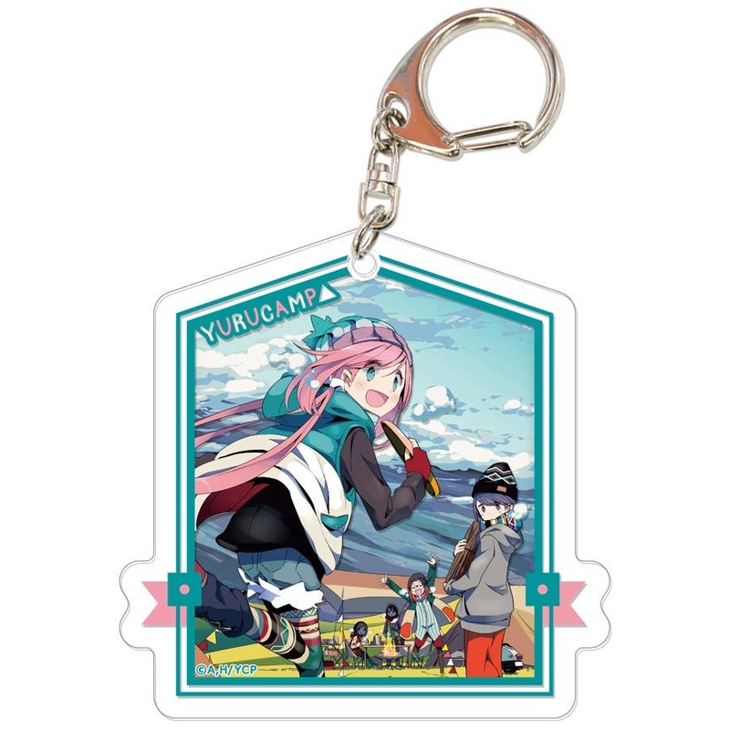 Yurucamp Acrylic Keychain 01