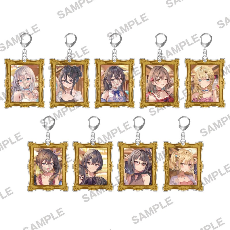 Alya Sometimes Hides Her Feelings In Russian: Trading Acrylic Keychain Dress Ver.