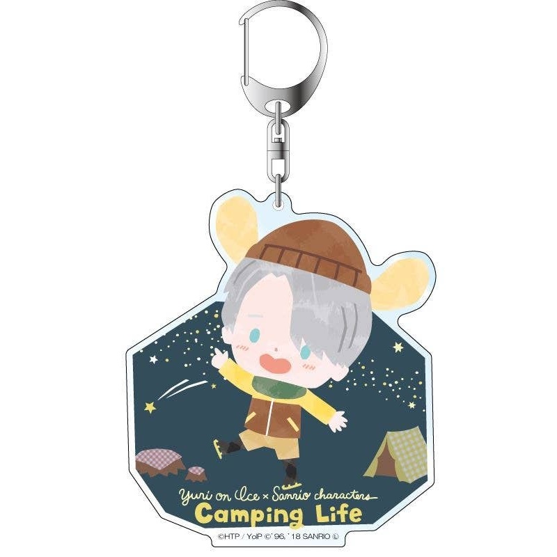 Yuri on Ice x Sanrio Characters: Big Keychain Victor Nikiforov Starry Sky Camp Ver.