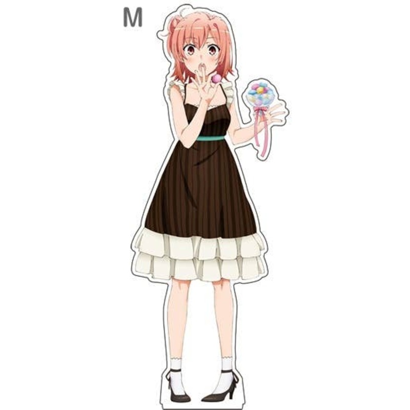 Yui Yuigahama Newly Drawn Acrylic Figure Macaron Ver. Size:M
