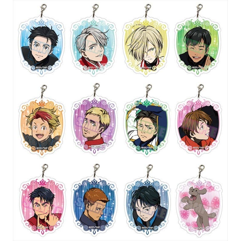 Yuri!!! on Ice: Trading Acrylic Charm: 1Box (12pcs)
