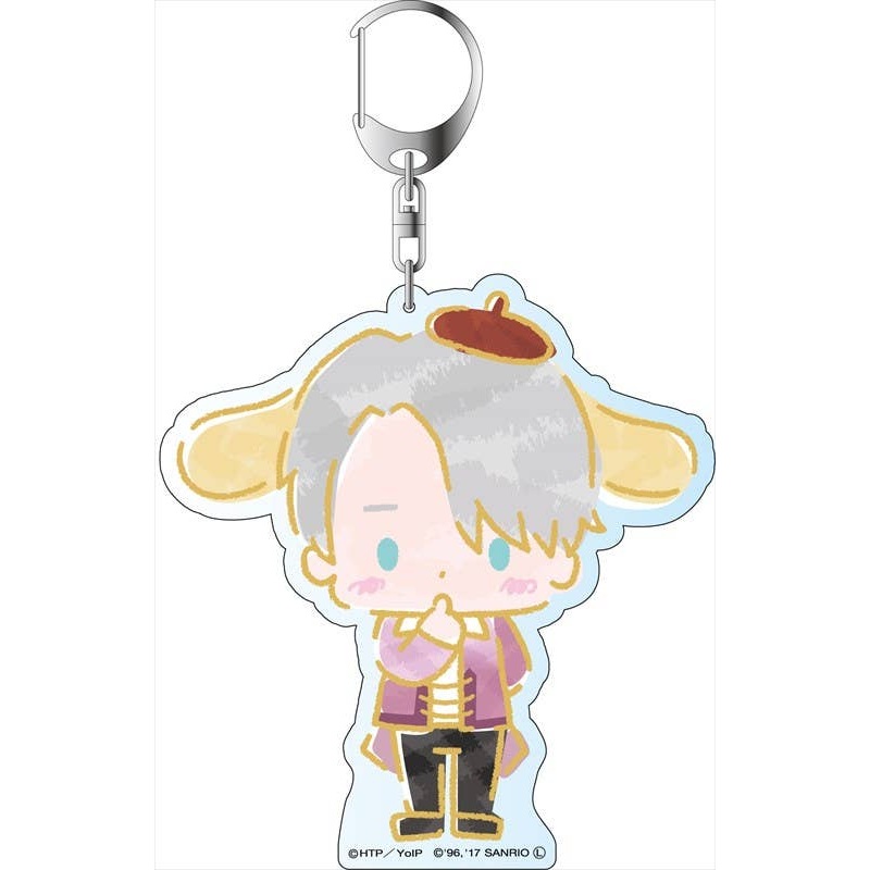 Yuri on Ice x Sanrio Characters Big Keychain Victor Stamp Rally Ver.
