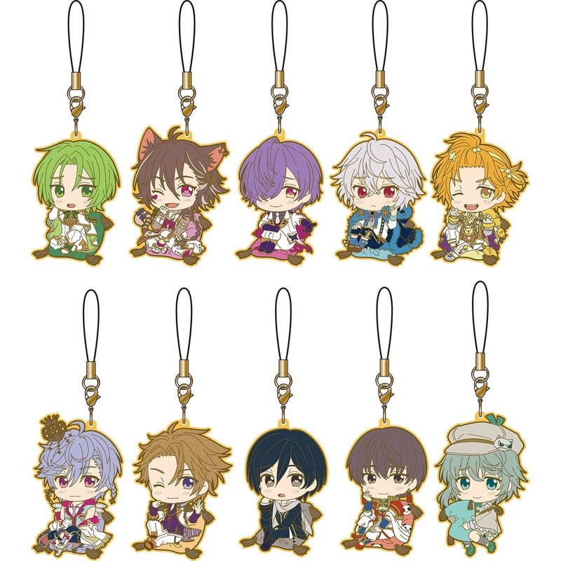 100 Sleeping Princes and the Kingdom of Dreams (Original Ver.): DeRemus Rubber Strap Collection: Sun Ver. Cute 1Box 10pcs