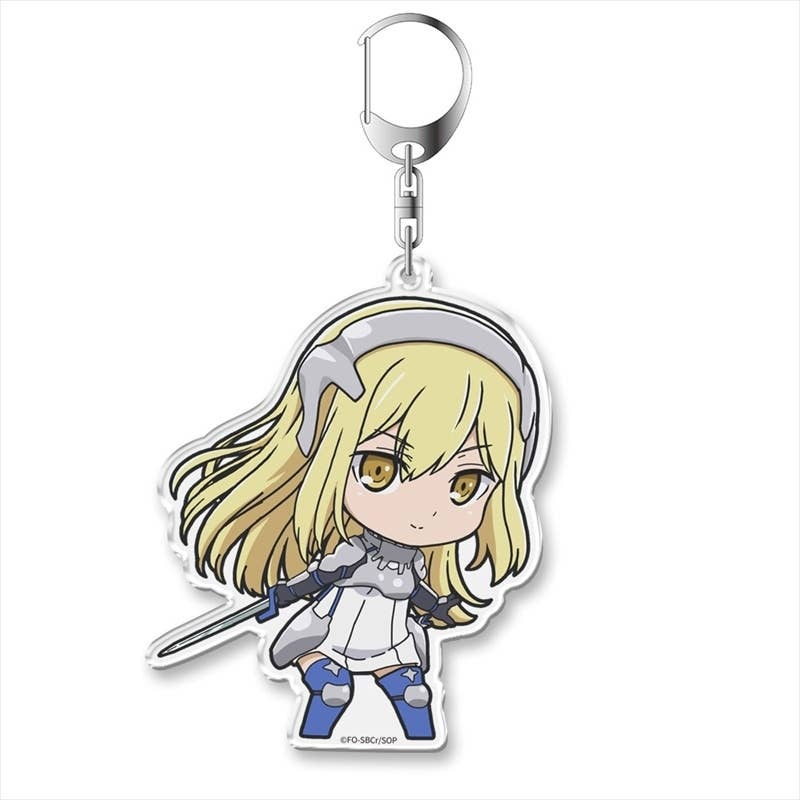 Is It Wrong to Try to Pick Up Girls in a Dungeon?: Sword Oratoria Petite Colle! Acrylic Keychain Aiz