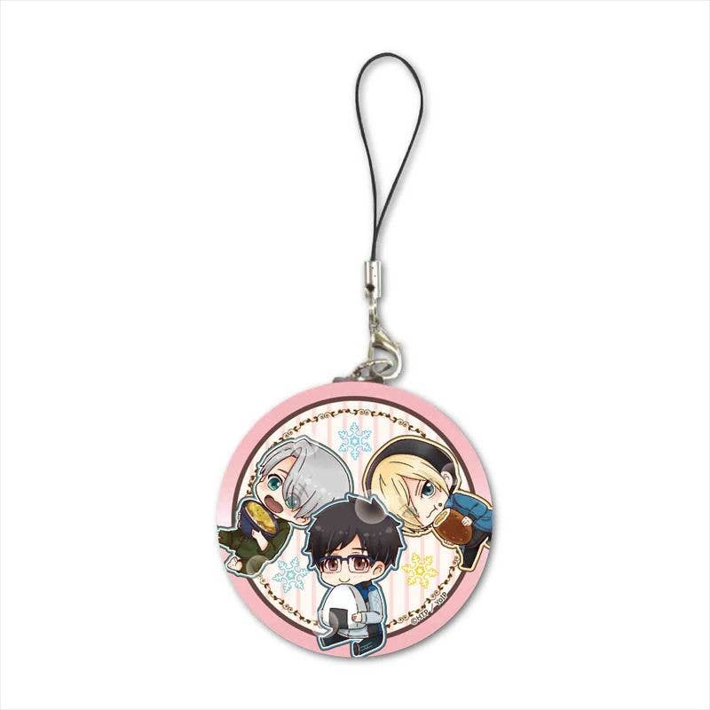 Yuri!!! on Ice: GyuGyutto Tinplate Strap Om Nom Nom Ver. Gathering