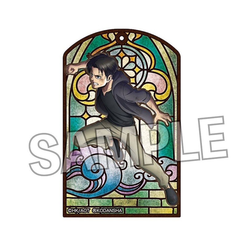 Attack on Titan: Stained Art Keychain Newly Drawn 2019 Levi