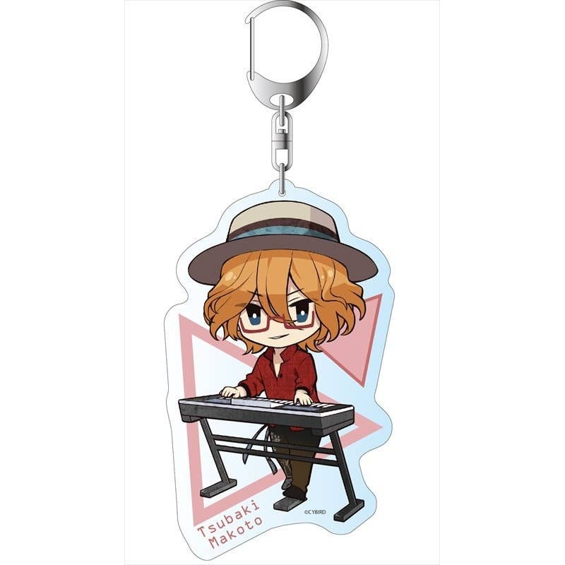 Ikeman Live Koi no Uta wo Kimi ni Big Keychain Makoto Tsubaki Deformed Ver.