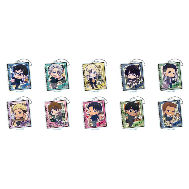 Yuri!!! on Ice: Toji-Colle Acrylic Keychain Vol.1: 1Box (10pcs)
