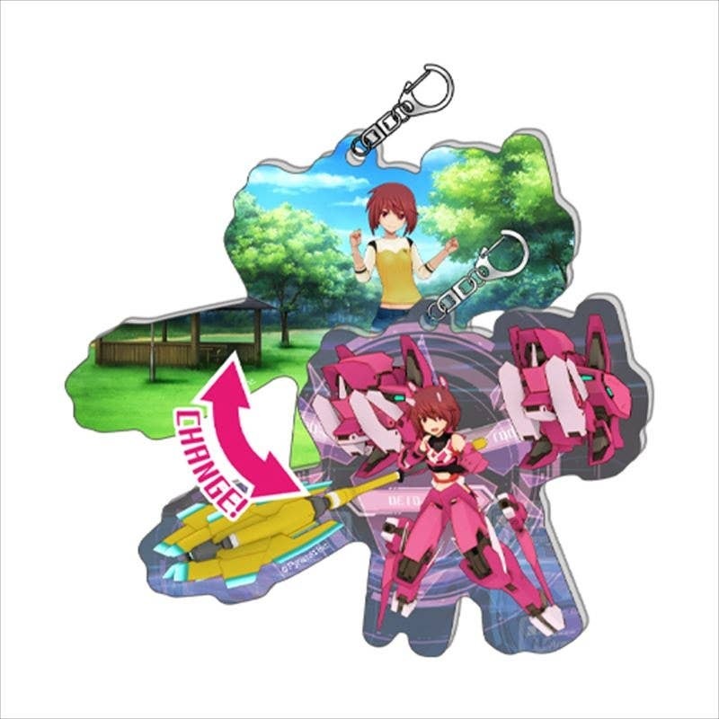 Alice Gear Aegis: Changing Acrylic Keychain Rin Himukai