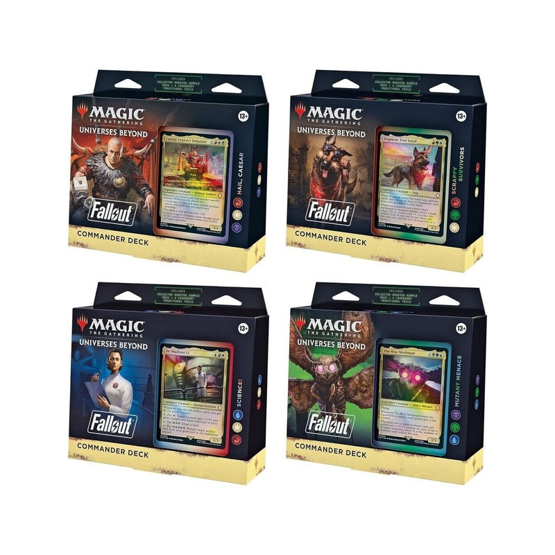 Magic the Gathering – Fallout – Commander Deck – Set Of 4