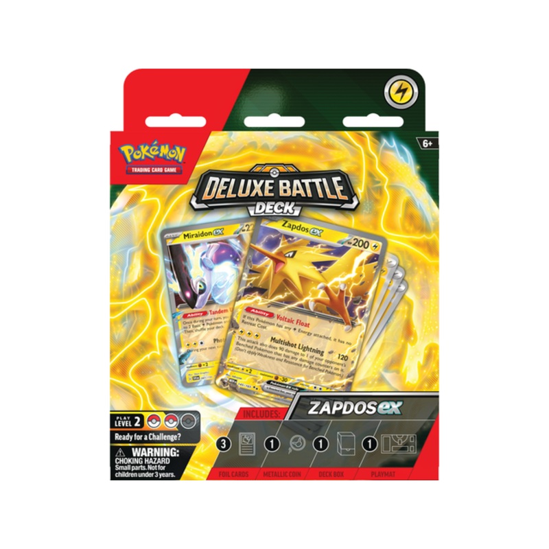 Pokemon – Scarlet and Violet – Deluxe Battle Decks – Zapdos EX