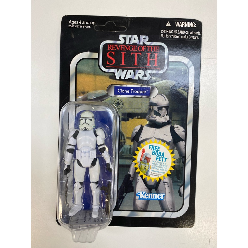 Hasbro – Star Wars – Revenge of the Sith 2010 Vintage Series – Clone Trooper 4″ Action Figure *Unpunched See Photos*