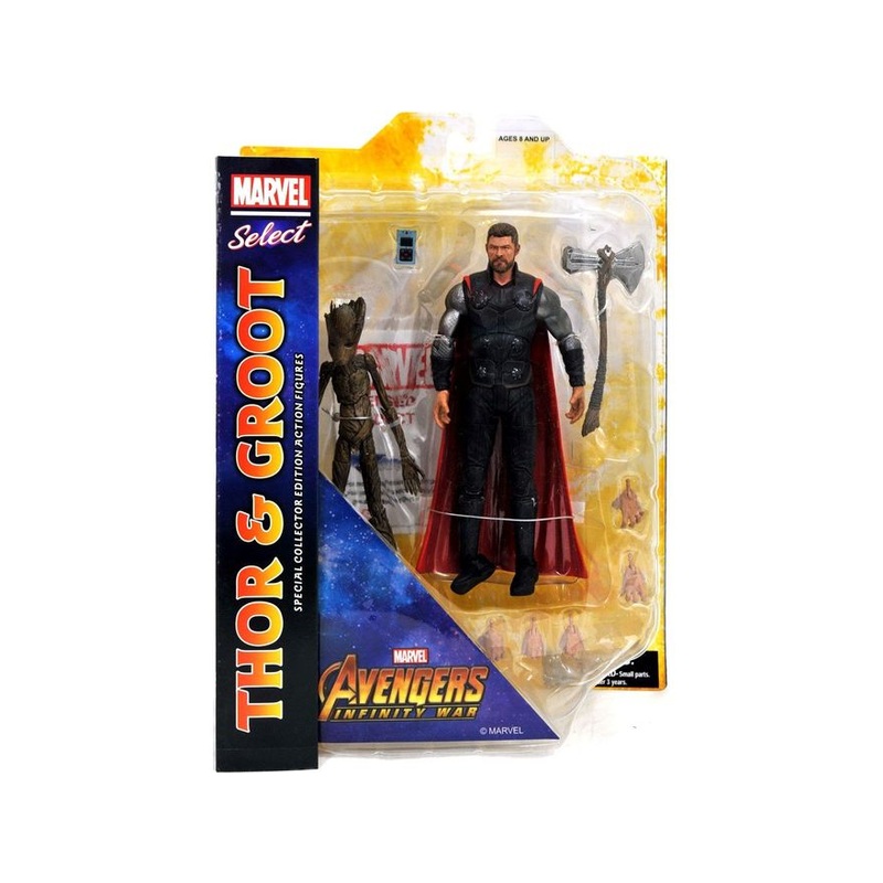 Diamond Select – Marvel – Action Figure – Thor and Groot