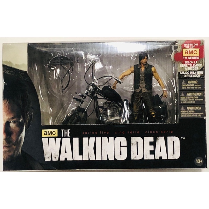 McFarlane Toys – Walking Dead – TV Series 5 Box Set – Daryl Dixon with Chopper