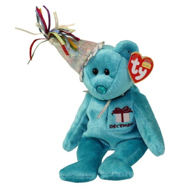 TY Beanie Baby – December the Teddy Birthday Bear