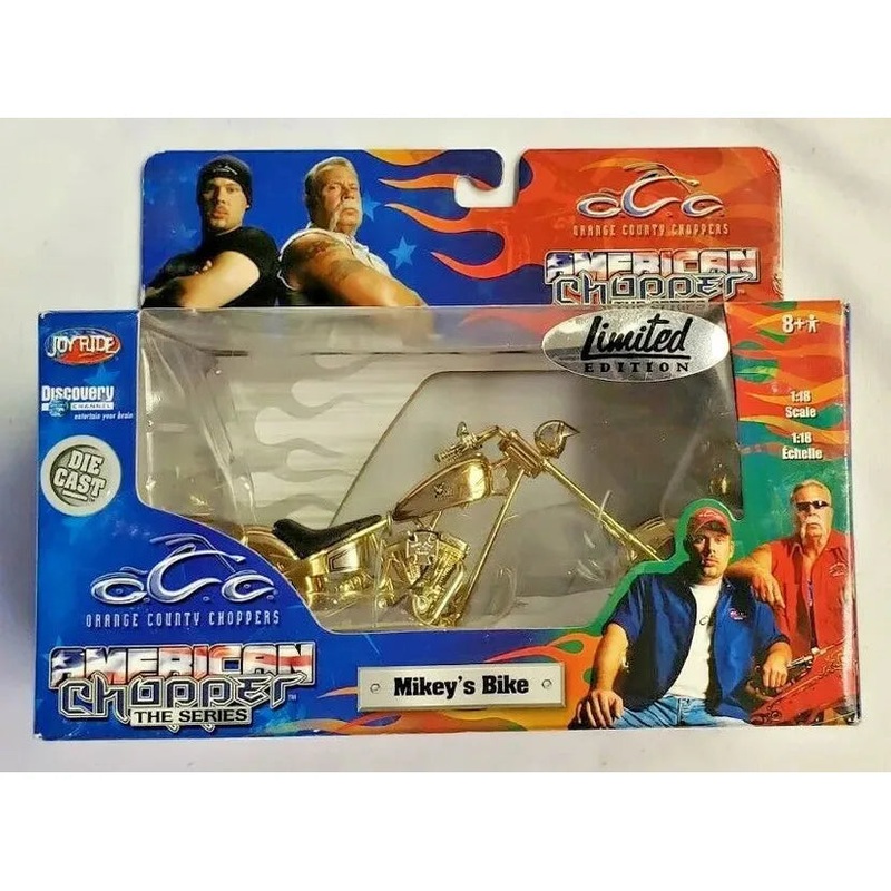 Ertl – Joy Ride – OCC American Chopper Motorcycle Series – Mickey’s Bike – Gold Limited Edition
