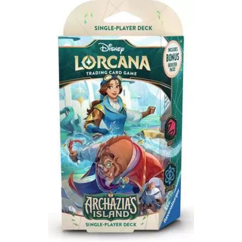 Disney – Lorcana – Archazias Island – Starter Deck – Ruby & Sapphire – Beauty and Beast