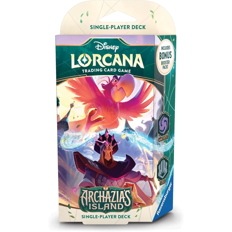 Disney – Lorcana – Archazias Island – Starter Deck – Amethyst and Steel – Iago & Jafar