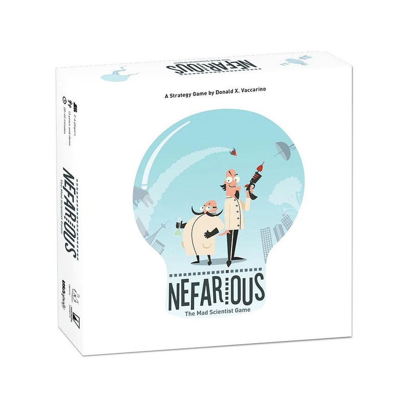Usaopoly – Nefarious – The Mad Scientist Game