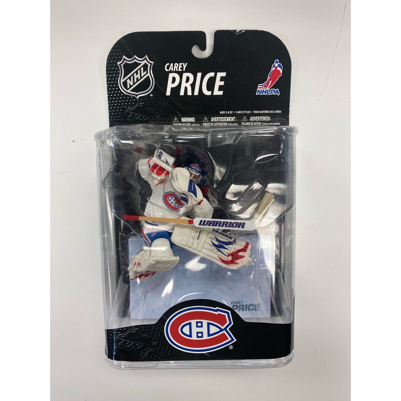 McFarlane Toys – NHL – Montreal Canadiens – Carey Price Figure – White Jersey Variant *DAMAGED BOX*
