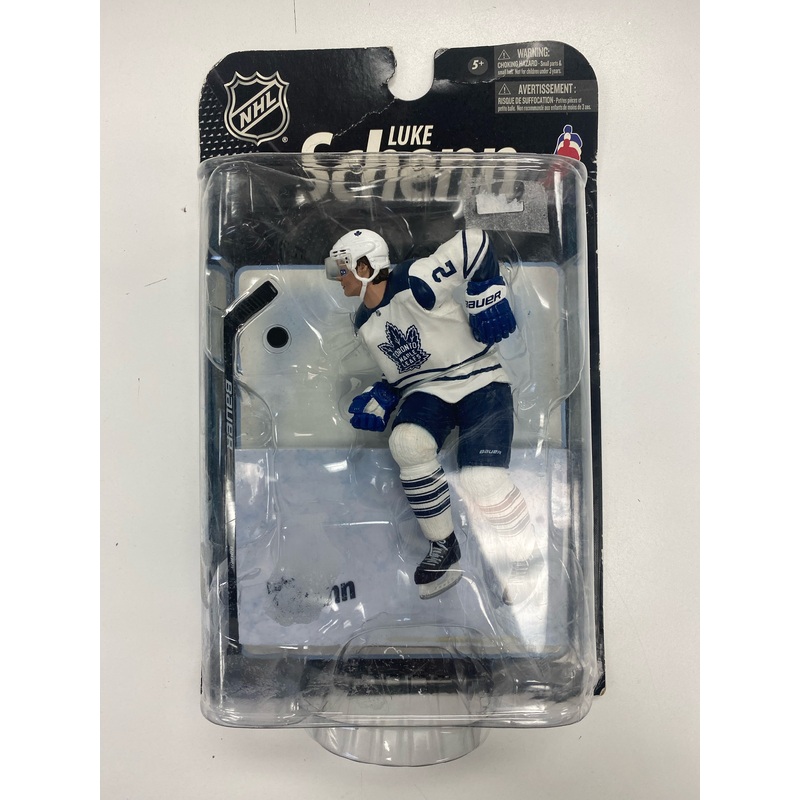 McFarlane Toys – NHL – Toronto Leafs – Luke Shenn Figure – White Jersey Variant *DAMAGED BOX*