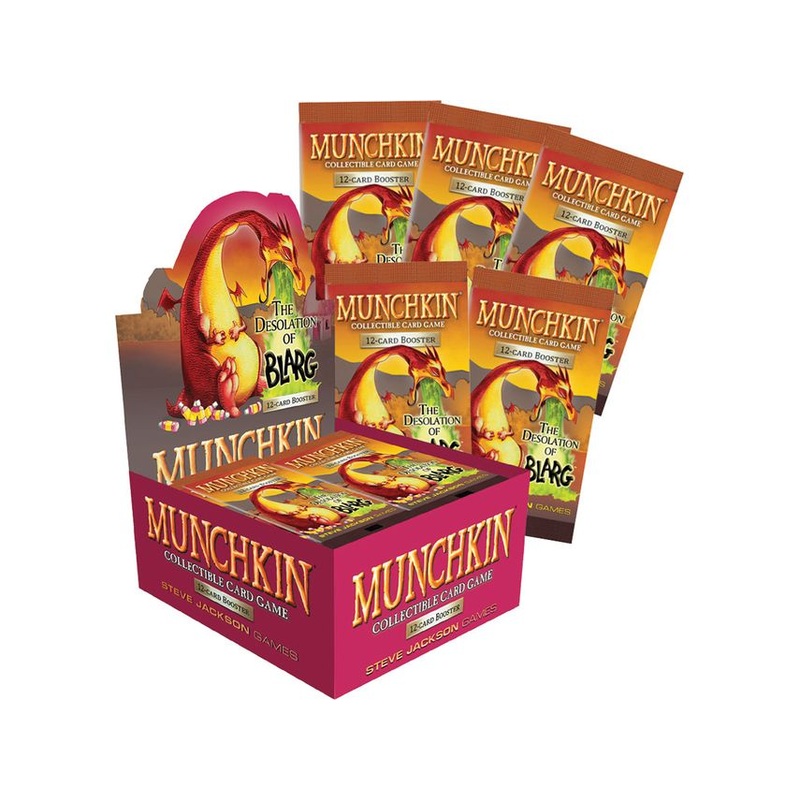 Steve Jackson Games – Munchkin Collectible Card Game – Desolation of Blarg – Booster Box
