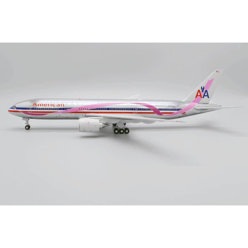 1/200 American Airlines Boeing 777-200ER “Pink Ribbon” “Polished” Reg: N759AN with Stand