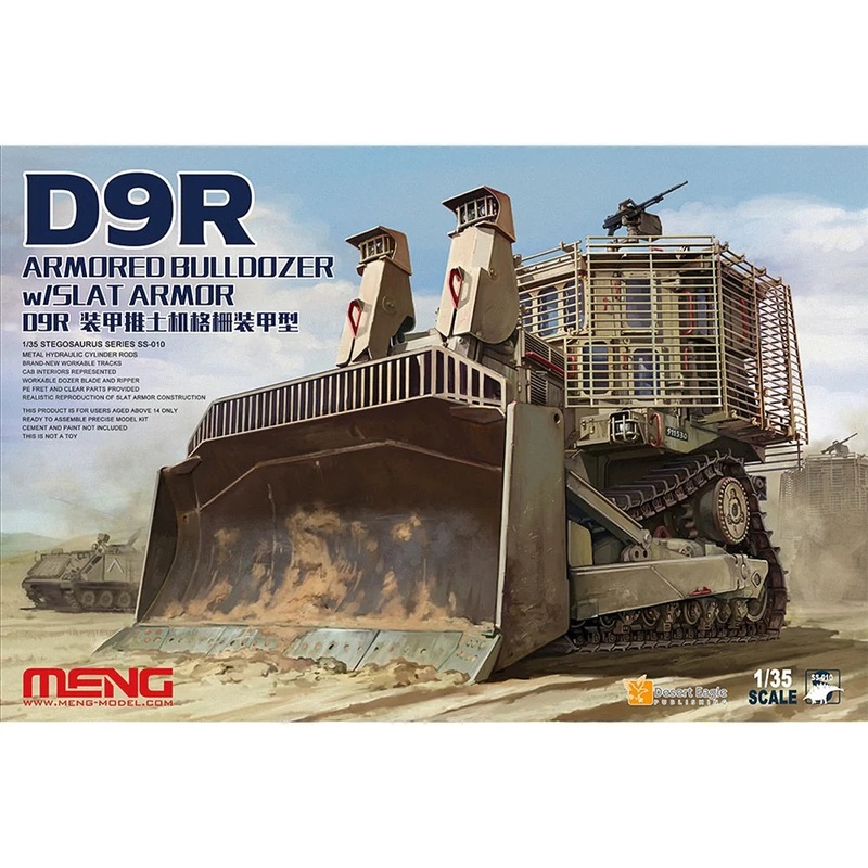 1/35 D9R Armoured Bulldozer with Slat Armour
