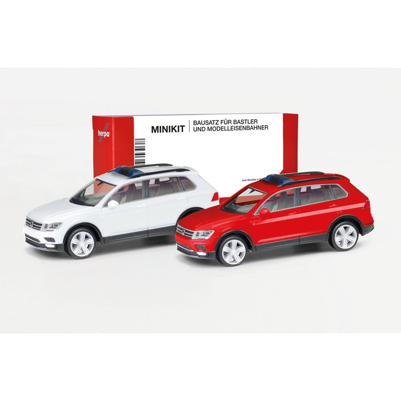 1/87 MiniKit VW Tiguan with Warning Light Bar (2 Models)