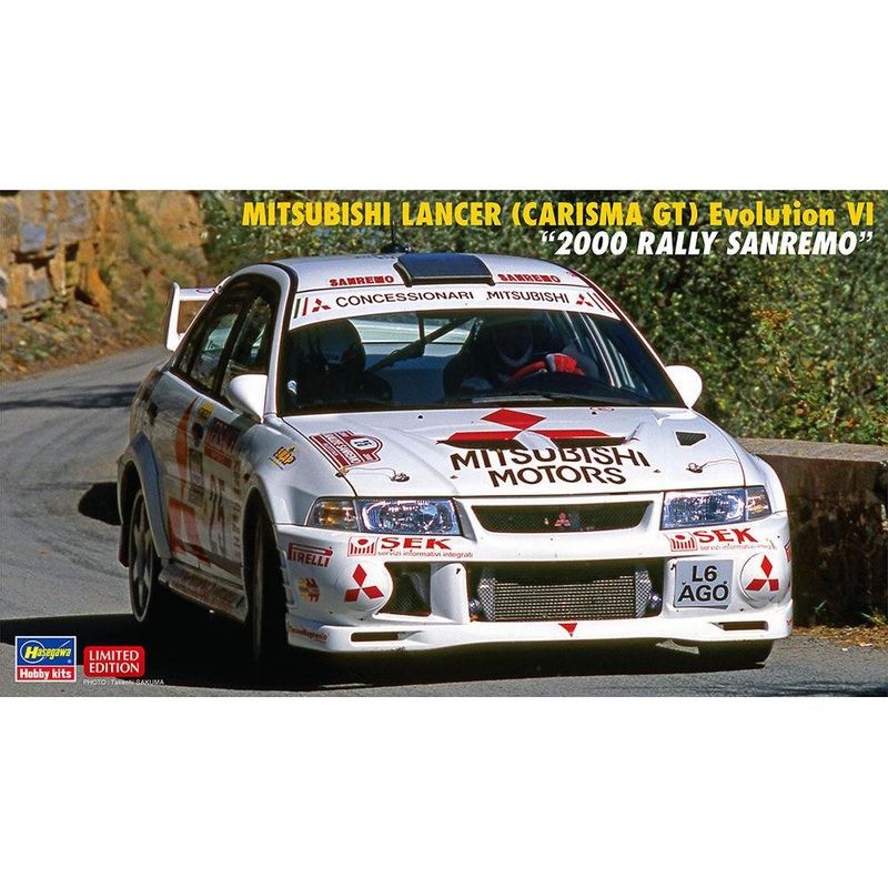 1/24 Mitsubishi Lancer (Carisma GT) Evolution VI “2000 Rally Sanremo”