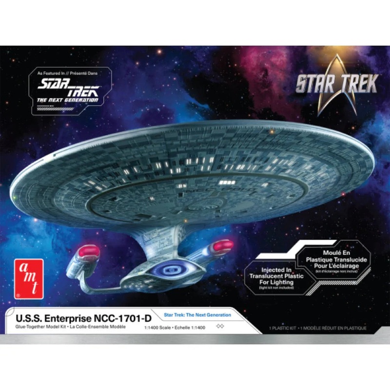 1/1400 Star Trek: The Next Generation U.S.S. Enterprise NCC-1701-D Plastic Model Kit