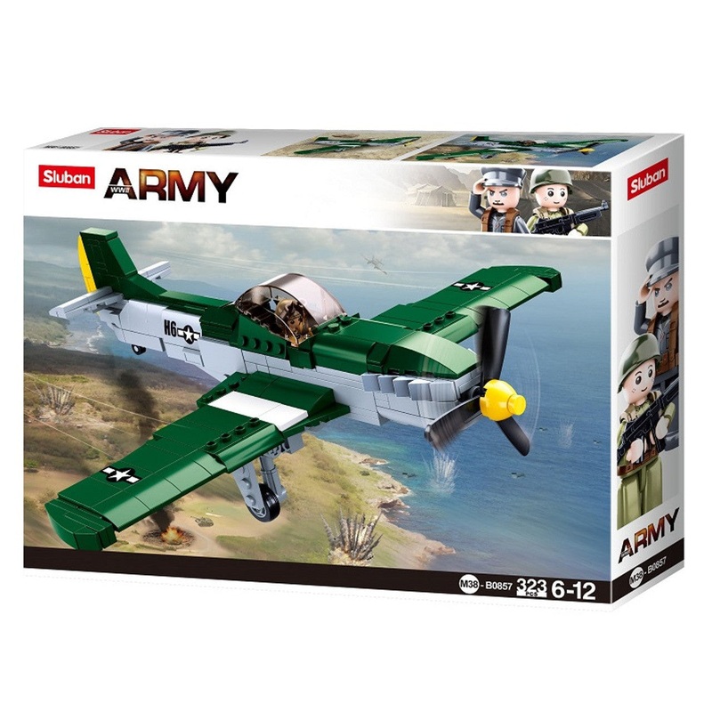 323pc WW2 P51D Fighter