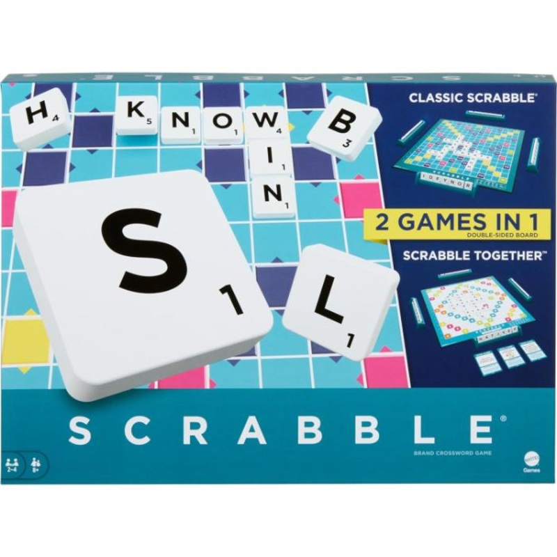 Scrabble Original and Scrabble Together 2-Games-in-1