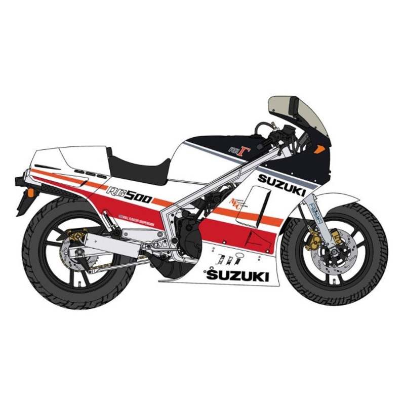 1/12 Suzuki RG500G Late Version “Red/White Color”