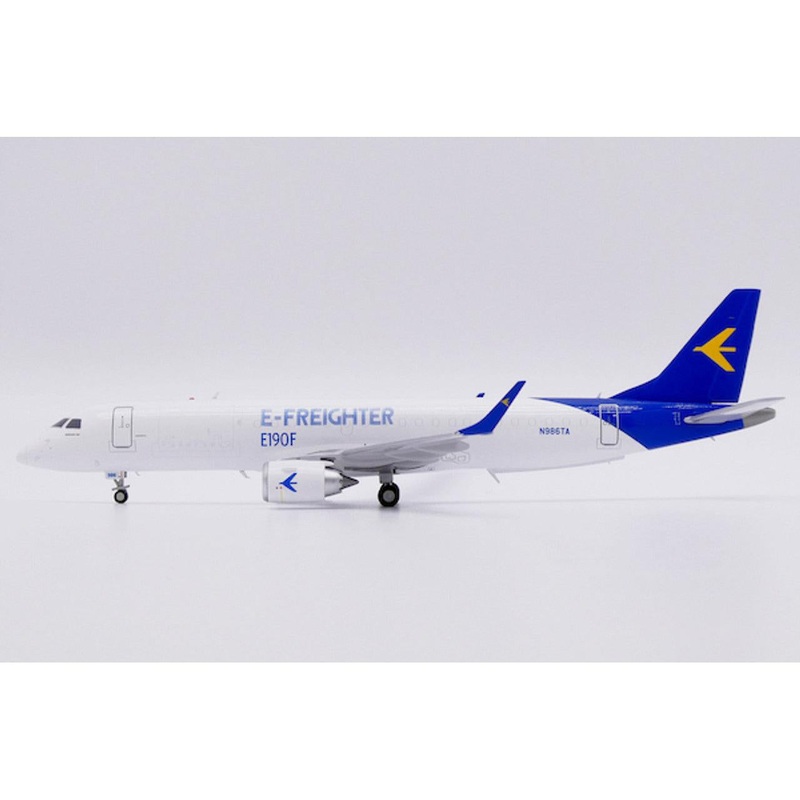 1/200 Embraer House Color E190F “E-Freighter” Reg: N986TA with Stand