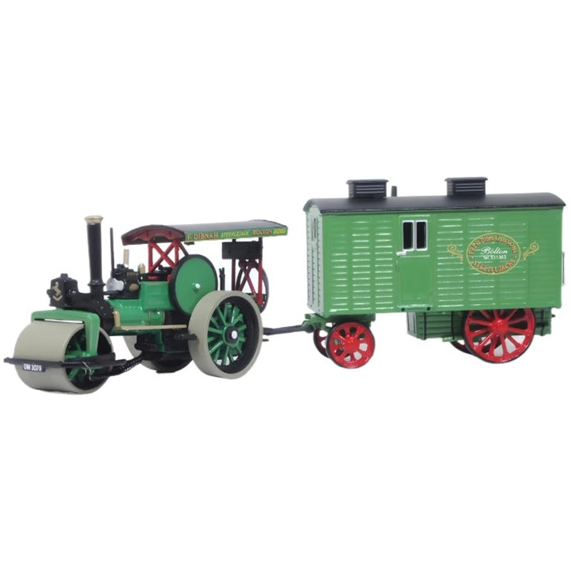 1/76 Fred Dibnah Aveling & Porter Road Roller (Betsy) & Wagon