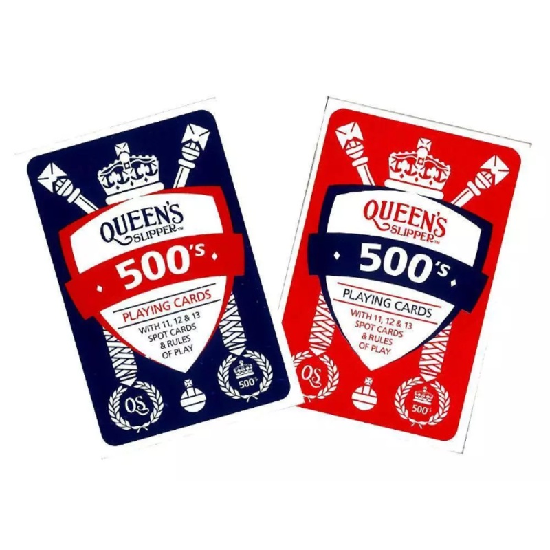 500’s Playing Cards with 11, 12 & 13 Spot Cards & Rules of Play
