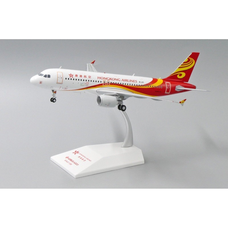 1/200 Hong Kong Airlines Airbus A320 Reg: B-LPI with Stand