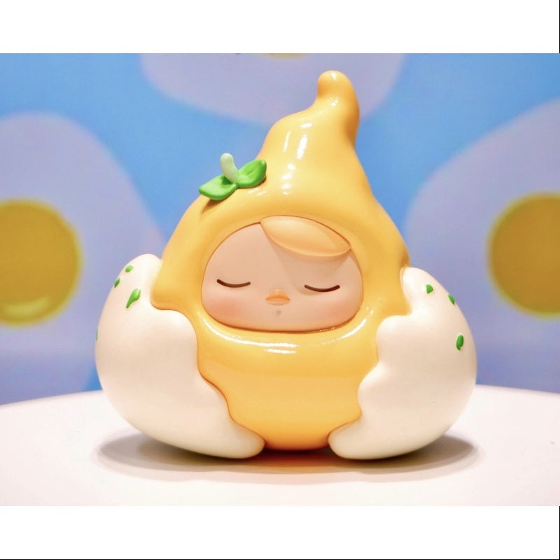 PUCKY Egg Beanie Series Poached Egg