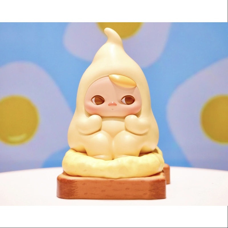 PUCKY Egg Beanie Series Scrambled Egg Toast